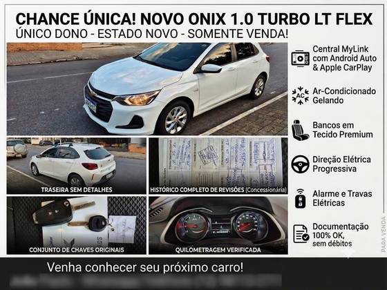 CHEVROLET ONIX 1.0 TURBO FLEX LT MANUAL